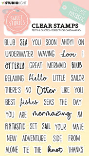 SL Clear Stamp Quotes Small Fintastic Sweet Stories 148x105x3mm 46 PC nr.442