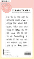 SL Clear Stamp Quotes Small Fintastic Sweet Stories 148x105x3mm 46 PC nr.442