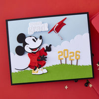 Classic Mouse Graduation - Spellbinders Etched Dies