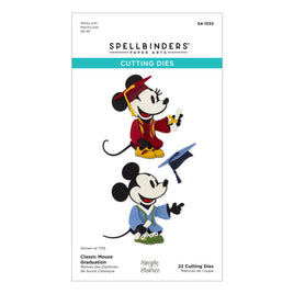 Classic Mouse Graduation - Spellbinders Etched Dies