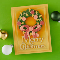 Say Cheese Classic Mouse Christmas - Classic Mouse Holiday Wreath Die