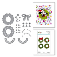 Say Cheese Classic Mouse Christmas - Classic Mouse Holiday Wreath Die