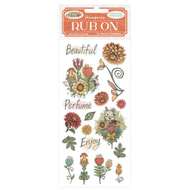 Furry Friends - Flowers - Rub-on