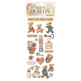 Family - Stamperia Home Rub-on