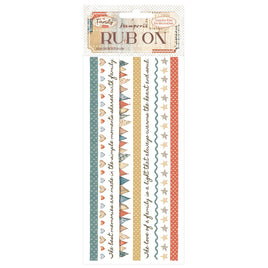 Family - Stamperia Stripes Rub-on