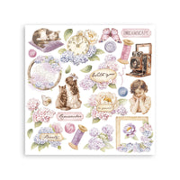 Quiet Days - Stamperia Assortment Rub-On 6.1"x6.1" 6/Pkg