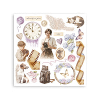 Quiet Days - Stamperia Assortment Rub-On 6.1"x6.1" 6/Pkg