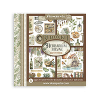 Herbarium Silvae - Stamperia Rub-On Kit 6.1"X6.1" 6/Pkg