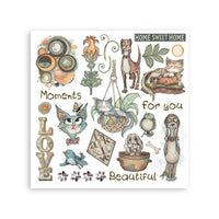 Furry Friends - Stamperia Rub-on Kit