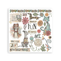 Furry Friends - Stamperia Rub-on Kit