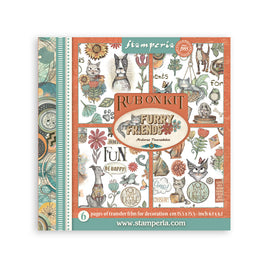 Furry Friends - Stamperia Rub-on Kit