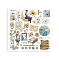 Create Happiness Secret Diary - Stamperia Rub-on Kit