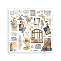 Create Happiness Secret Diary - Stamperia Rub-on Kit