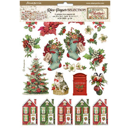 Classic Christmas - A4 Rice Paper Selection