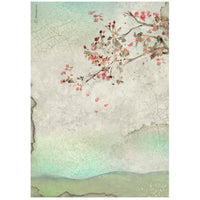 House of Roses - Stamperia Rice Paper A4 6/Pkg