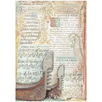 Venice City of Art - Stamperia Rice Paper A4 6/Pkg