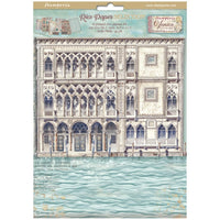 Venice City of Art - Stamperia Rice Paper A4 6/Pkg