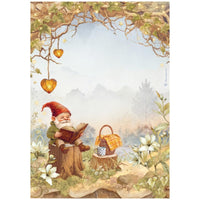 Whispering Woods - Stamperia Rice Paper A4 6/Pkg
