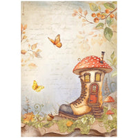 Whispering Woods - Stamperia Rice Paper A4 6/Pkg