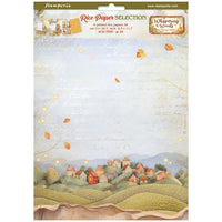 Whispering Woods - Stamperia Rice Paper A4 6/Pkg