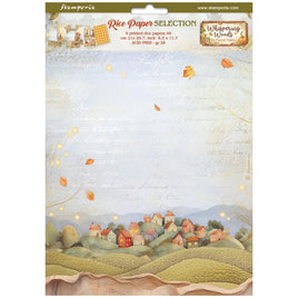Whispering Woods - Stamperia Rice Paper A4 6/Pkg