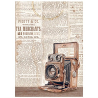 Quiet Days - Stamperia Rice Paper A6 8/Pkg