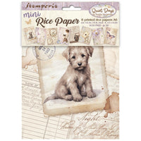 Quiet Days - Stamperia Rice Paper A6 8/Pkg