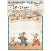 Family - Stamperia A6 Mini Rice Paper