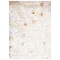 Quiet Days - Stamperia Rice Paper Backgrounds A6 8/Pkg