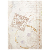 Quiet Days - Stamperia Rice Paper Backgrounds A6 8/Pkg