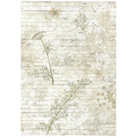 Herbarium Silvae - Stamperia Rice Paper Backgrounds A6 8/Pkg
