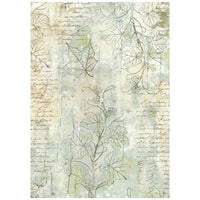 Herbarium Silvae - Stamperia Rice Paper Backgrounds A6 8/Pkg