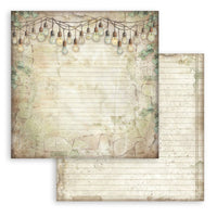Herbarium Silvae - Stamperia Backgrounds Double-Sided Paper Pad 12"X12" 10/Pkg