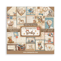 Baby - Stamperia Double-Sided  Mini Paper Pad 12"X12" 6/Pkg