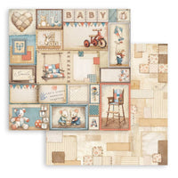 Baby - Stamperia Double-Sided Mini Paper Pad 8"X8" 6/Pkg