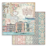 Venice City of Art - Stamperia Scrapbooking Pad 8"X8" 10/Pkg