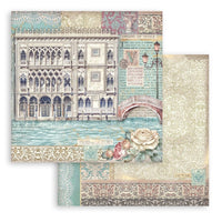 Venice City of Art - Stamperia Scrapbooking Pad 8"X8" 10/Pkg
