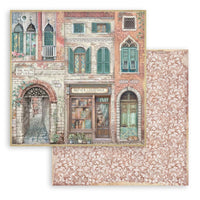 Venice City of Art - Stamperia Scrapbooking Pad 8"X8" 10/Pkg