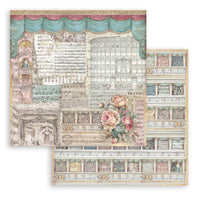 Venice City of Art - Stamperia Scrapbooking Pad 8"X8" 10/Pkg