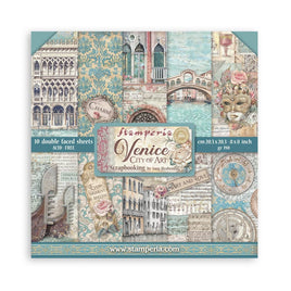 Venice City of Art - Stamperia Scrapbooking Pad 8"X8" 10/Pkg