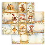 Whispering Woods - Stamperia Scrapbooking Pad 8"X8" 10/Pkg