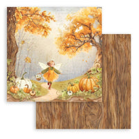 Whispering Woods - Stamperia Scrapbooking Pad 8"X8" 10/Pkg