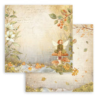 Whispering Woods - Stamperia Scrapbooking Pad 8"X8" 10/Pkg