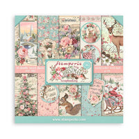 Pink Christmas - (8"X8") Paper Pad