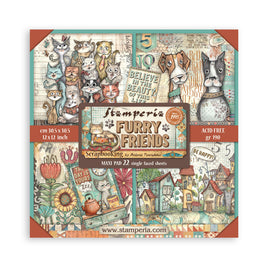 Furry Friends - 12X12 Maxi Paper Padv