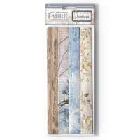 Create Happiness Dewdrops - Stamperia Polyester Fabric 12"X12" 4/Pkg