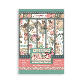 Wonderland - Stamperia A5 Washi Pad 8/Pkg