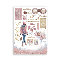 Create Happiness Dewdrops - Stamperia A5 Washi Pad 8/Pkg