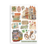 Art Of Travelling - Stamperia A5 Washi Pad 8/Pkg