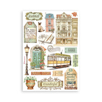 Art Of Travelling - Stamperia A5 Washi Pad 8/Pkg